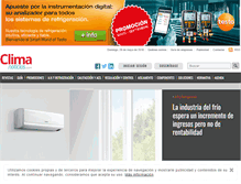Tablet Screenshot of climanoticias.com